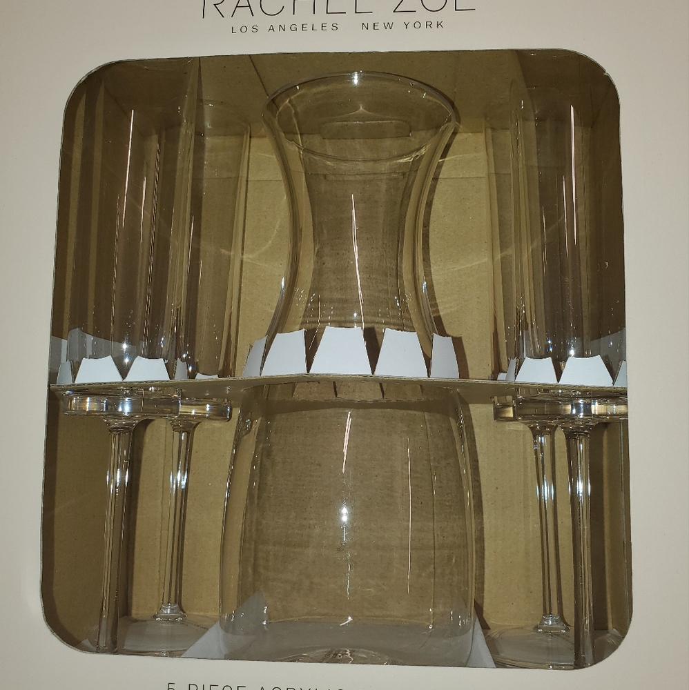 Rachel Zoe 5-piece Acrylic Bellini set